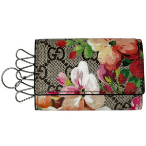 Gucci GUCCI Accessories/Key Case GG Blooms 6-ring Supreme Beige 410084 Women's